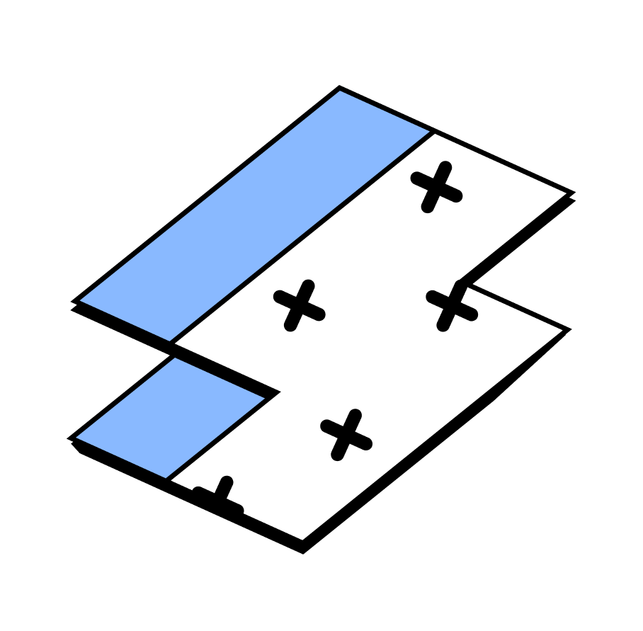 Floating distribution network element